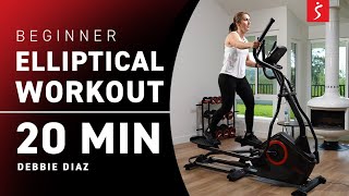 Beginner Elliptical Workout: STAMINA & STRENGTH  | 20 Minutes