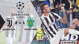Juventus vs Sporting 2-1 UCL - All Goals & Highlights 19-10-2017
