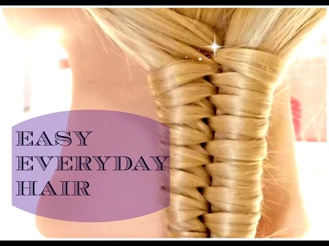 China Stairs Braid Hairstyle Easy Everyday Hair Tutorial