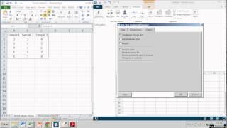 ANOVA test with Minitab Express
