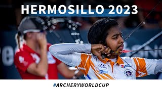 Tanja Gellenthien v Aditi Swami – compound women quarterfinal 3 | Hermosillo 2023 World Cup Final