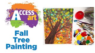 Access Art: Fall Tree Painting  |  Community Programming