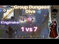 Albion Online : [Intense] 1 vs 7☣️ Group Dungeon dive ☣️