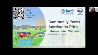 Community Power Accelerator Prize Round 3 Nov. Info Webinar Recording