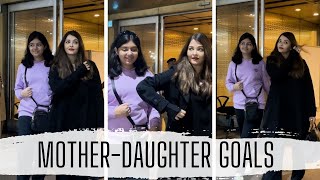 Aishwariya Rai Bachchan And Aaradhya Bachchan Snapped at Airport #aishwaryaraibachchan #trending