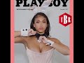 lori harvey pays homage to playboy with playboy cover and classic playmate bunny outfit