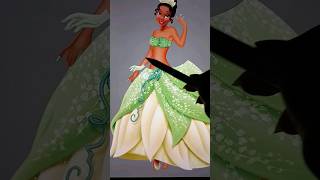 Disney Princess Tiana Transformation glow up | Art bucket #cartoon #disney #glowup #tiana #princess