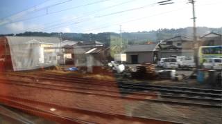 大井川鉄道　新金谷発車後の車窓