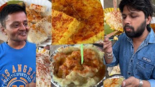 Best Gujarati Dhokla of Bharuch | Cheese Butter Locho and Khichu | Indian Street Food #streetfood