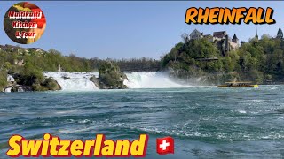 Switzerland  Rhine Falls [Rheinfall] , the most powerful waterfall in Europe آبشار راین در سویتزرلند