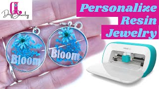 EASY CRICUT TUTORIAL: DIY Custom Resin Jewelry for Beginners