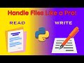 File Handling in Python: Read, Write, and Manipulate Files Like a Pro! 🚀