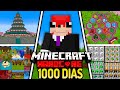 SOBREVIVÍ 1000 DÍAS en MINECRAFT HARDCORE 1.20 [PELÍCULA COMPLETA]