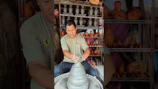 Pottery art in Bhaktapur. #nepal #travel #art #pottery #explore #shorts #youtube