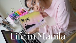 LIFE IN MANILA • overcoming social anxiety, painting, working out, bini live per