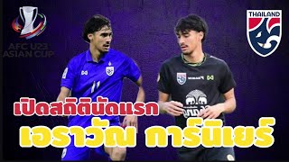 เปิดสถิติ เอราวัณ การ์นิเยร์ นัดแรก AFC U23 Asian cup ไทยชนะอิรัก 2-0 #ฟุตบอลไทย #เอราวัณการ์นิเยร์