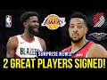 SHOKED THE WORLD OF THE NBA! LAKERS MAKING SURPRISE TRADE! SIGNING TWO STARS! LAKERS NEWS!