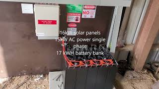 15kW off grid solar system