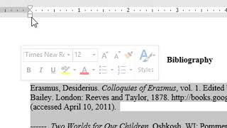 Formatting Your Bibliography in Turabian Style