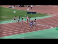 近江高校男子陸上競技部　高校記録会　１００ｍ（澤田）　2018.5.3