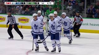 Nazem Kadri 16th Goal of the Season! 1/25/2018 (Toronto Maple Leafs at Dallas Stars)