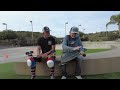 curfboard surfskate on flat and in the bowl with surfing coach lorenzo from surf skate 101