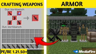 MODERN WAR GUN @APLOK GUNS  - ADDON MCPE BEDROCK 1.21.50 + || WORK SURVIVAL MEDIAFIRE LINK