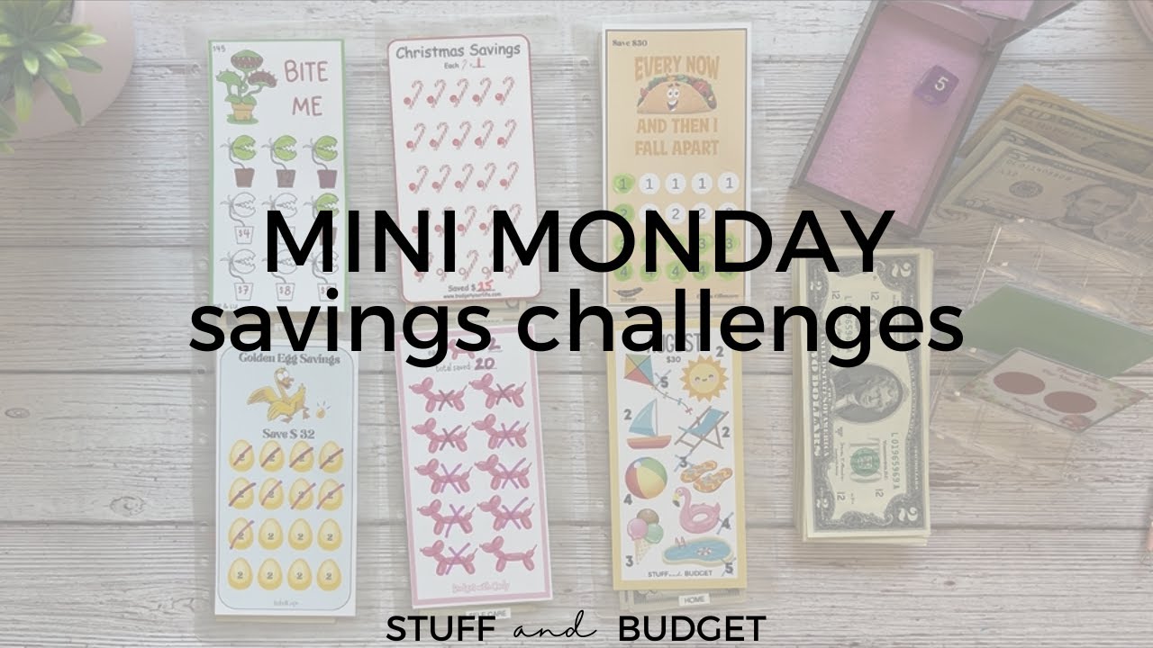 Mini Monday Savings Challenges Youtube