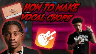 How To Make Vocal Chops From Scratch On Garageband iOS(FREE PRESET)