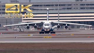 (4K) Ilyushin Il-76 TD Silk Way Airlines 4K-AZ41 departure at Munich Airport MUC EDDM