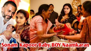 Sonam Kapoor Baby BOY Naamkaran  From Home