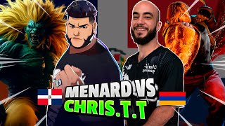 SF6 ▰MENARD (BLANKA) VS CHRIS TATARIAN (KEN) ▰ High Level Gameplay  streetfighter6