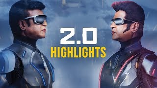 2.0 Movie HIGHLIGHTS | Rajinikanth | Akshay Kumar | AR Rahman | 2 Point 0 | Telugu FilmNagar