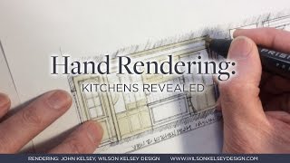 Hand Rendering: Kitchens Revealed
