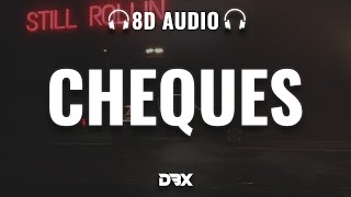 Shubh - Cheques : 8D AUDIO🎧 | (Lyrics)