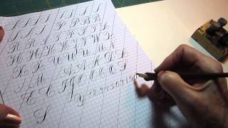 Copperplate Capital Letters, Demonstration 2 of 2