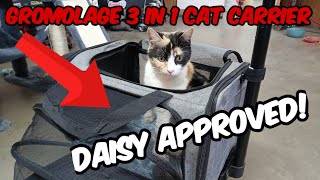 The Best Affordable Cat Carrier! The 3 in 1 Cat Carrier by Grolomge Review #cat