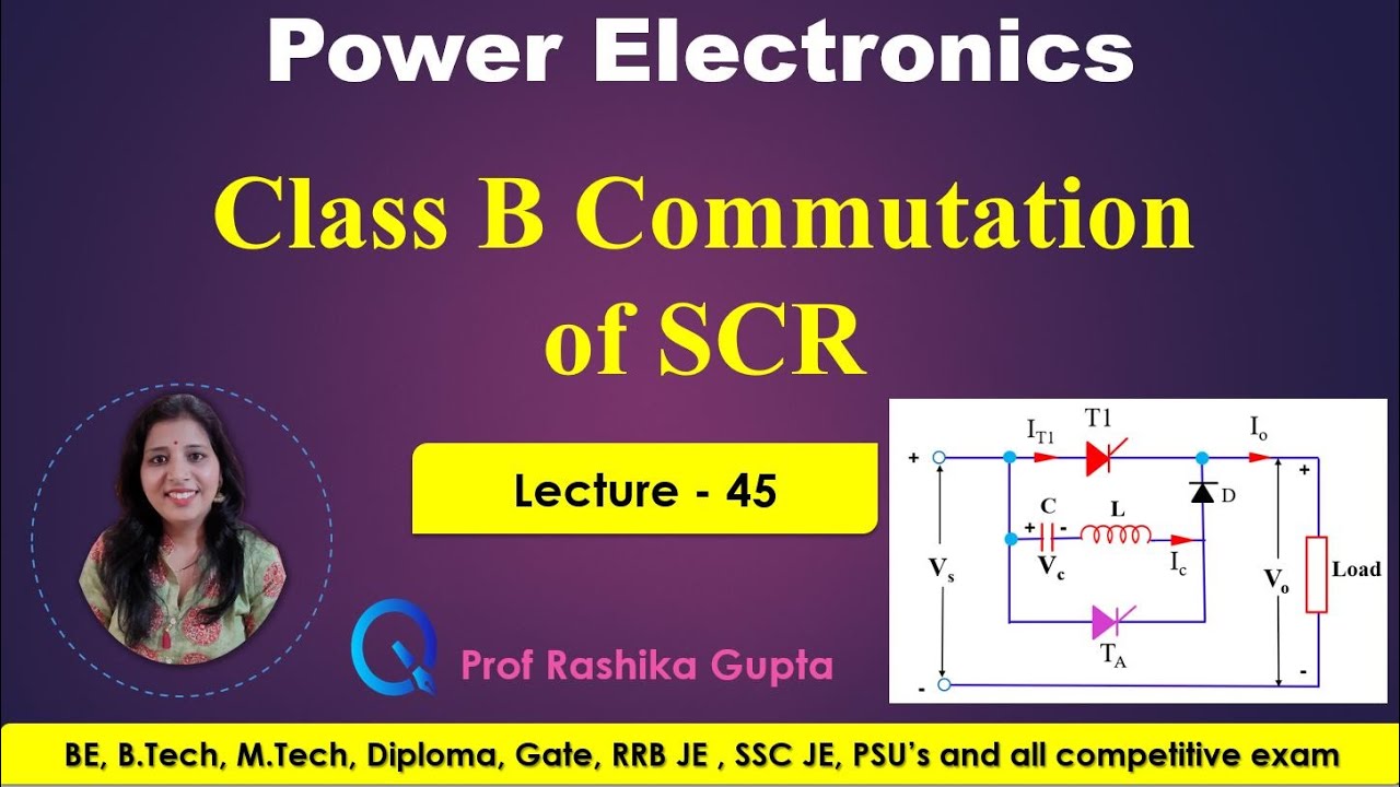 #45 Class B Commutation || It's Working And Waveform || Resonant Pulse ...