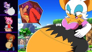 Shantae Half-Eaten Hero: All Sonic Girls Vore Boss Fights 💔 ( No Damage | Amy, Rogue, Sally, Blaze )