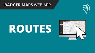 How To Create, Optimize and Save Routes [Web App]