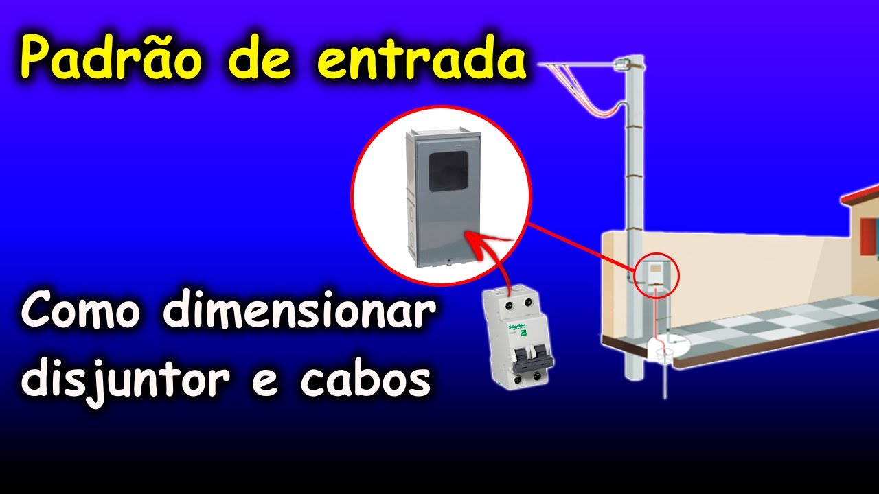 Como DIMENSIONAR PADRÃO De ENTRADA Da INSTALAÇÃO ELÉTRICA (Aprenda ...