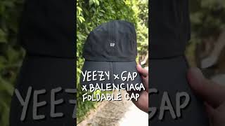 YEEZY GAP BALENCIAGA Foldable Cap #yeezy #gap #balenciaga #fashion #streetwear #streetstyle #ootd