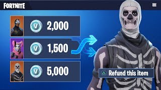 fortnite refund system is back - when is the refund coming back in fortnite