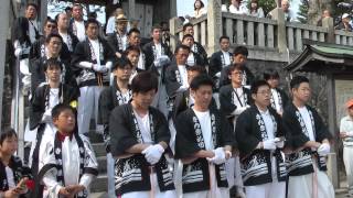 平成25年 南あわじ市 上田八幡神社春祭り だんじり唄 寺内「刃傷松の廊下」