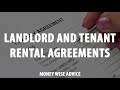 landlord and tenant rental agreements