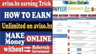 Aviso.bz Fast earning all method in this video.