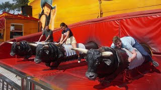 Most Dangerous Bull Ride Ever! La Corrida at Power Park Finland!