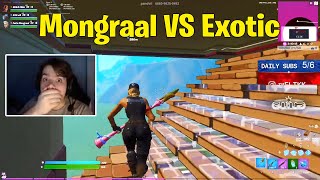 Mongraal VS The Biggest Creative Warrior From Egypt Exotic In 3v3 Zone Wars Wager! - EU BUILDFIGHTS