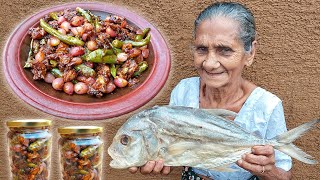 Dried fish pickle was more appetizing and yummy with rice and curry! you will love it | Grandma Menu