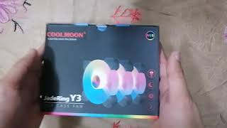 UNBOXING COOLMOON RGB FANS